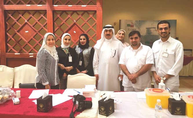  جانب من تدشين احد الأنشطة في مجلس الوزراء﻿