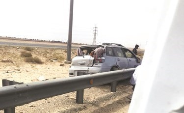 السيارة بعد الحادث﻿