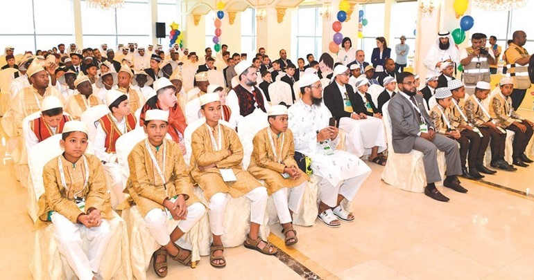 جانب من المشاركين في ملتقى الأيتام الثامن﻿