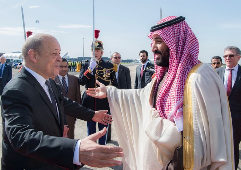 ولي العهد السعودي يبحث مع ماكرون الثلاثاء الانفتاح الاقتصادي والشراكة التجارية