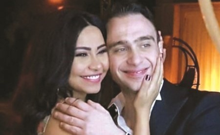 شيرين وزوجها حسام حبيب﻿