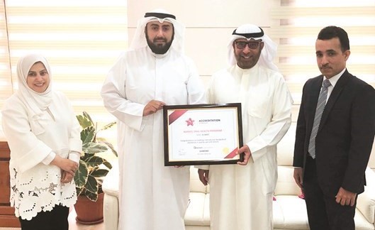 الشيخ د.باسل الصباح يتسلم شهادة الاعتراف الكندي الماسي للمراكز الستة ﻿