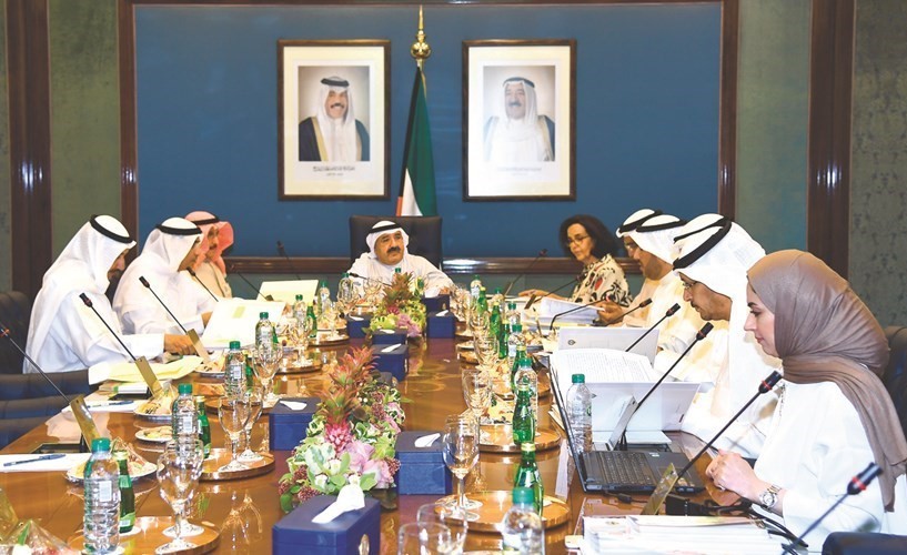الشيخ ناصر صباح الأحمد مترئسا اجتماع المجلس الأعلى للبيئة﻿