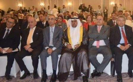 الدكتور محمد سعد الهاجري خلال مشاركته في المؤتمر