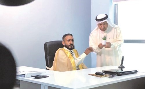 مشهد من العمل ﻿