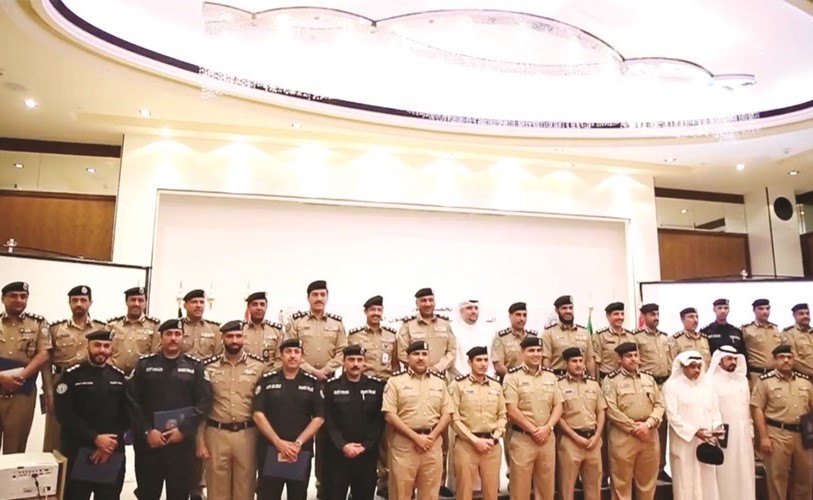 جانب من الحفل الختامي لأسبوع المرور الخليجي﻿