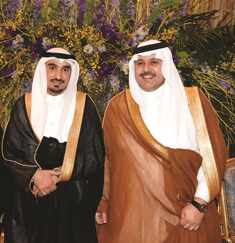 الأمير فهد بن نواف الشعلان مع المعرس عبدالعزيز الراشد﻿