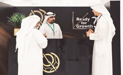 جانب من مشاركة البورصة في المعرض الوظيفي﻿