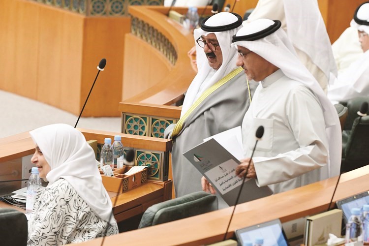 الشيخ ناصر صباح الأحمد ود.خليل عبدالله وهند الصبيح ﻿
