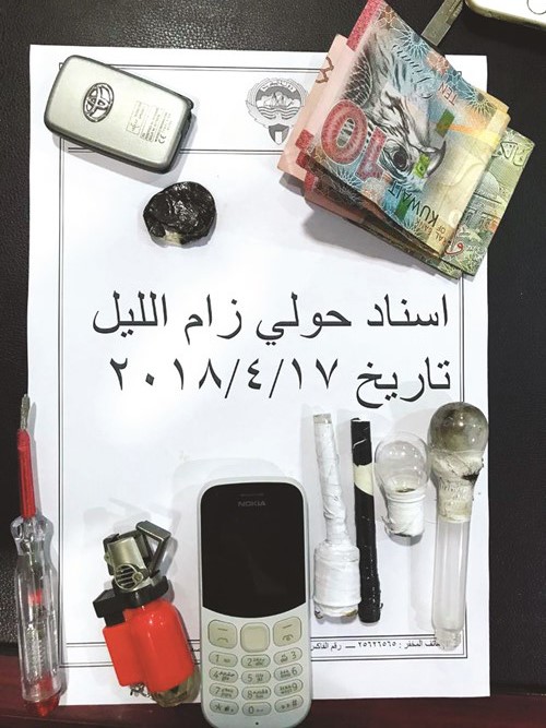 من المواد المخدرة المضبوطة﻿