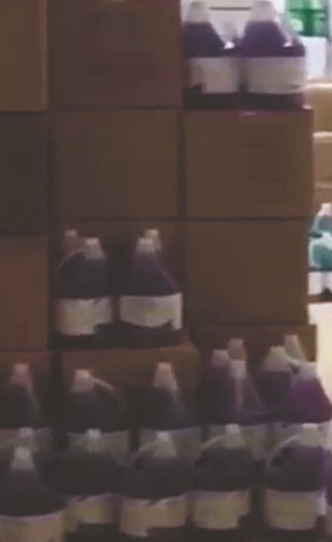 جانب من المضبوطات ﻿