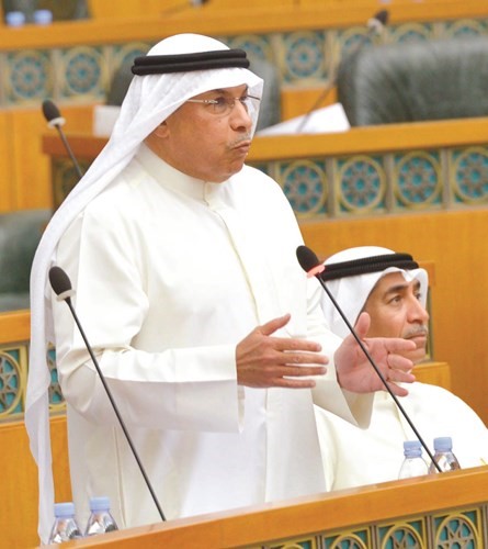 الشيخ خالد الجراح متحدثا﻿