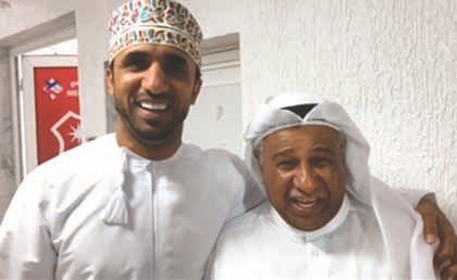سعد الحوطي والعماني اسماعيل العجمي﻿