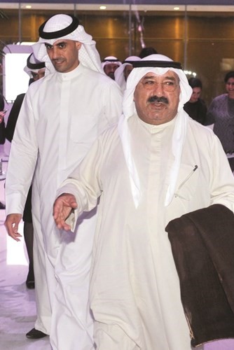 الشيخ ناصر صباح الاحمد وبدر الخرافي﻿