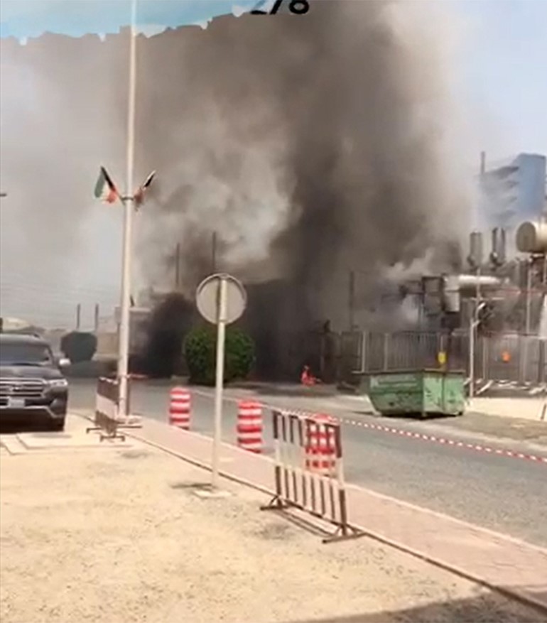 بالفيديو.. حريق محدود في الزور الجنوبية يفقدها 390 ميغاواط