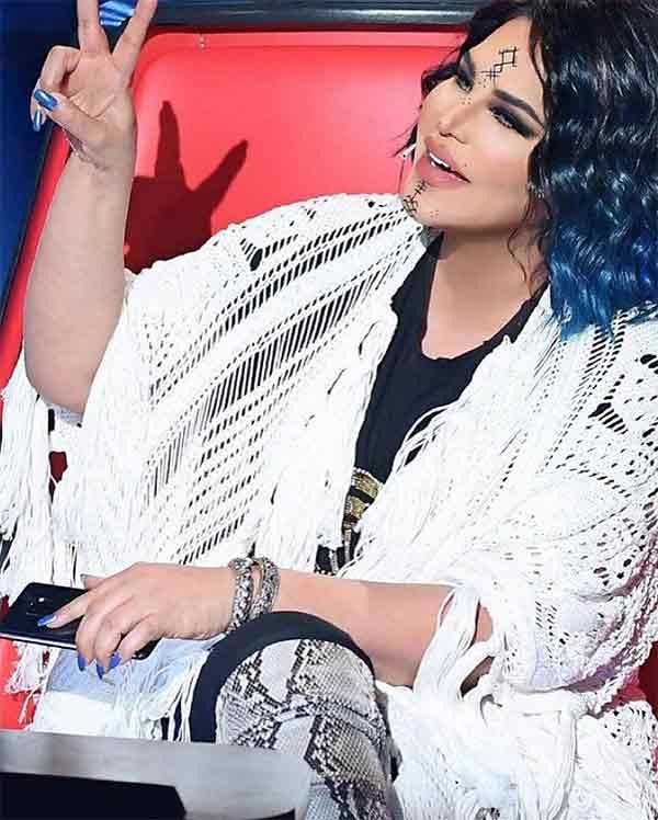 بالصور.. أحلام ترد بطريقتها الخاصة على منتقدي إطلالتها في The Voice