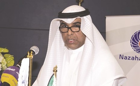 المستشار عبدالرحمن النمش متحدثا﻿