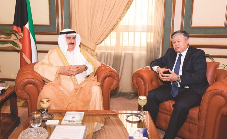 محافظ العاصمة بحث العلاقات الثنائية مع السفير الأوزبكي