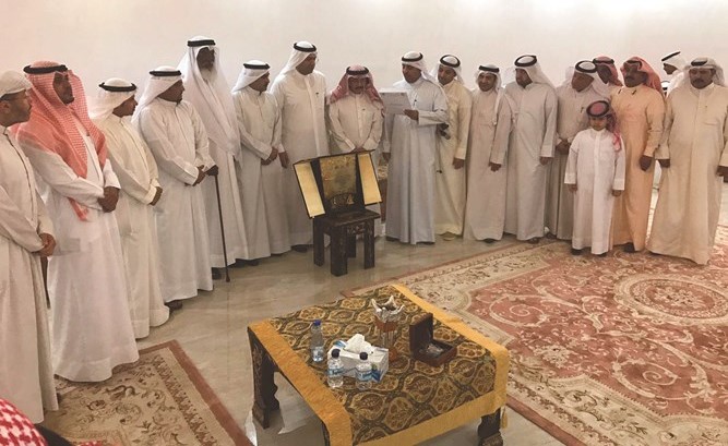 جانب من حضور الحوار في ديوان أباذارع﻿