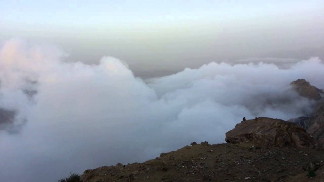 شاهد أقرب نقطة سعودية للسماء..  15 مئوية في عزّ الصيف!