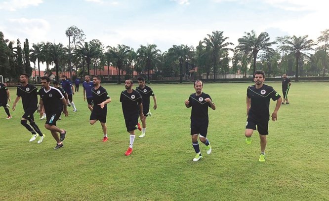 جانب من تدريبات منتخبنا في كوريا الجنوبية ﻿