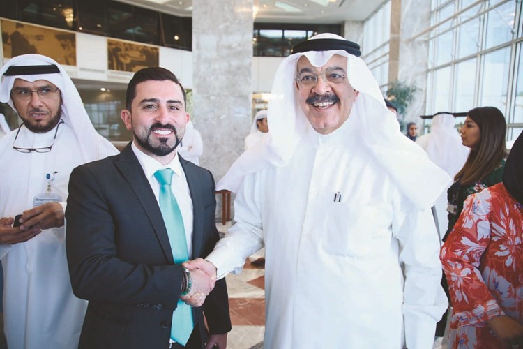 رئيس مجلس إدارة الكويتية مرحبا بالزميل محمد بسام الحسيني﻿