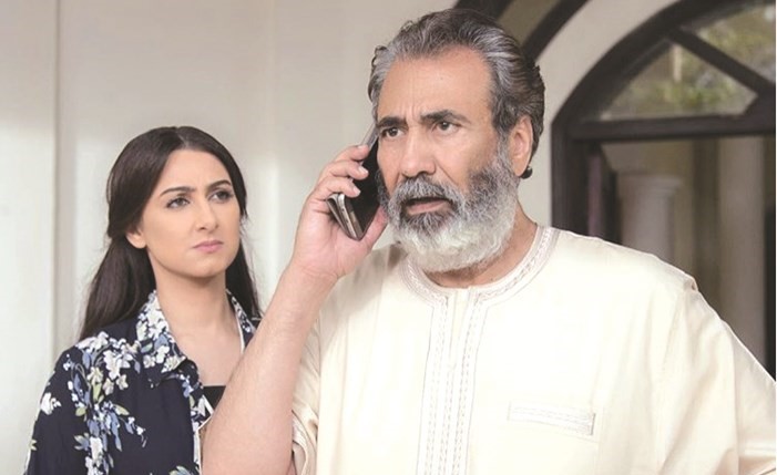 هيفاء والقحطاني في المسلسل﻿