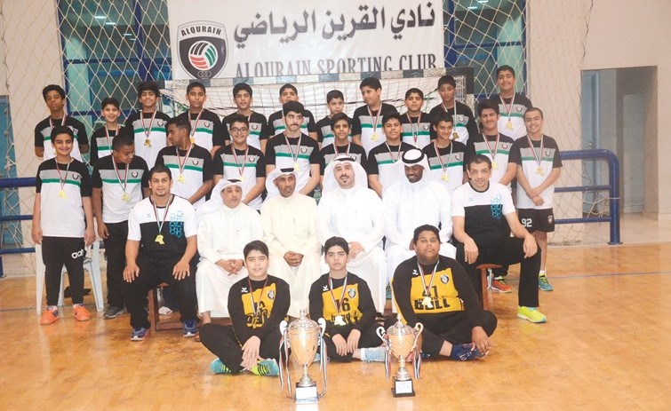 جانب من تكريم حامد العمران بحضور ابطال كأس يد الأشبال تحت 13﻿