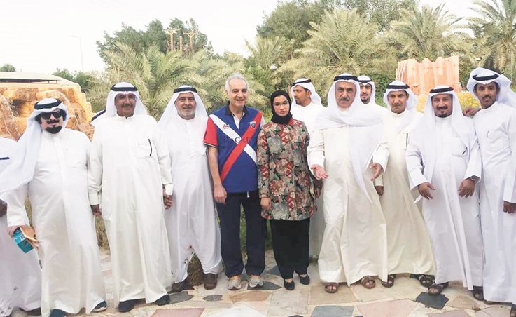 المزارعون يرحبون بالشيخ محمد اليوسف ودلال رجب ﻿