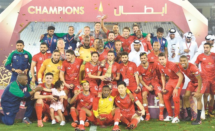 الدحيل متوجا باللقب ﻿