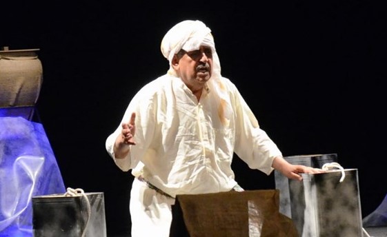 الفنان القدير صالح المناعي في مسرحية سقاي الماي﻿