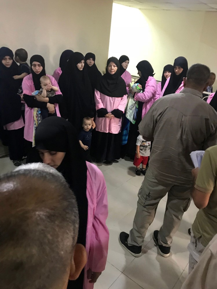 المؤبد ل19 روسية في العراق بتهمة الانتماء لتنظيم داعش