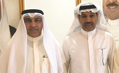 د.حمود فليطح وعادل الغريب﻿