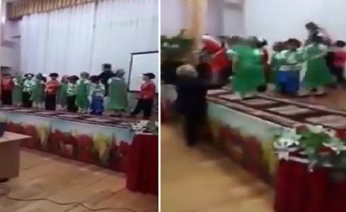 بالفيديو.. لحظة وفاة معلمة على المسرح خلال حفل موسيقي