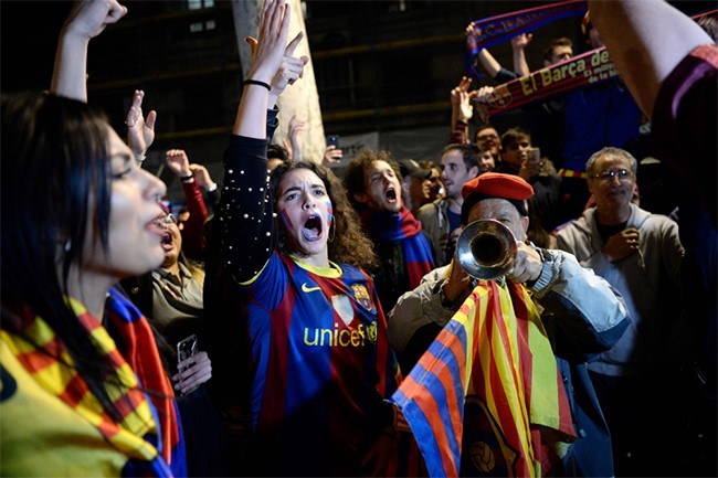 برشلونة "بطل إسبانيا" للمرة الخامسة والعشرين.. واحتفالات جماهيرية صاخبة
