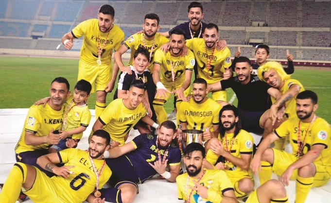 العهد يضم كأس لبنان إلى لقب الدوري