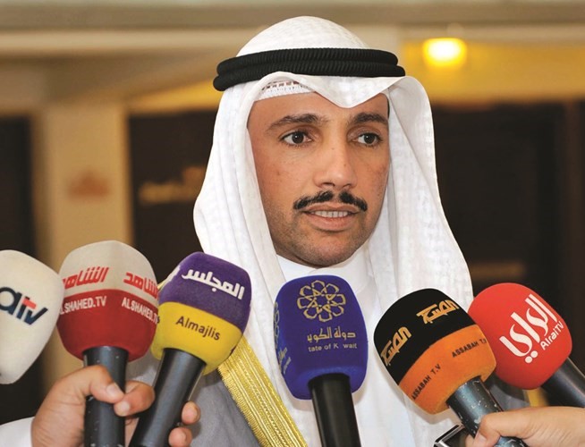 مرزوق الغانم متحدثا﻿