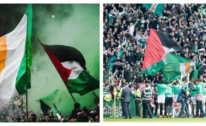 بالفيديو.. العلم الفلسطيني يزين احتفالات سلتيك بلقب الدوري