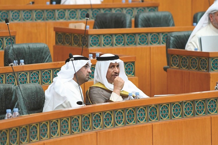 سمو الشيخ جابر المبارك ود. نايف الحجرف﻿