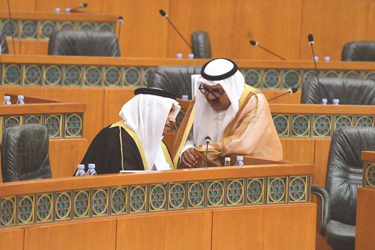 سمو الشيخ جابر المبارك والشيخ ناصر صباح الأحمد﻿