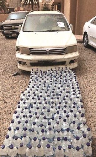 خمور مضبوطة بكميات كبيرة﻿