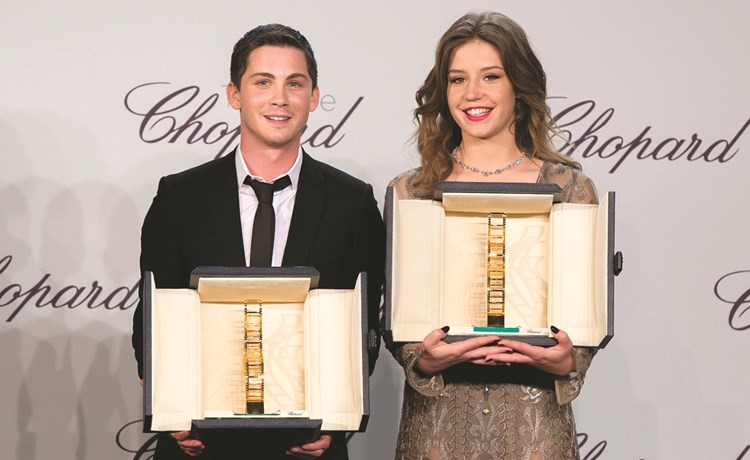 لوجان ليرمان وأديل أكزاركوبولوس Trophée Chopard 2014﻿