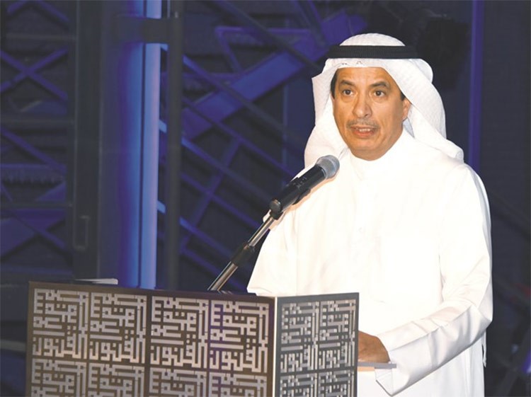 المستشار د.يوسف الإبراهيم متحدثا ﻿