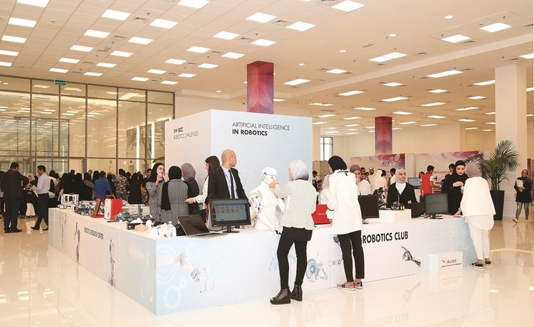 جامعة الشرق الأوسط الأمريكية تنظم معرضها الأكاديمي لعام 2018