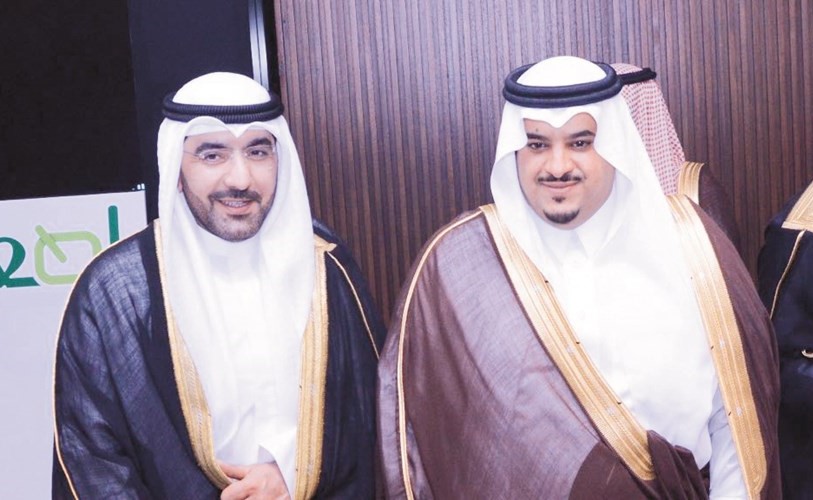  مشعل الأنصاري مع نائب أمير منطقة الرياض الأمير محمد بن عبدالرحمن﻿