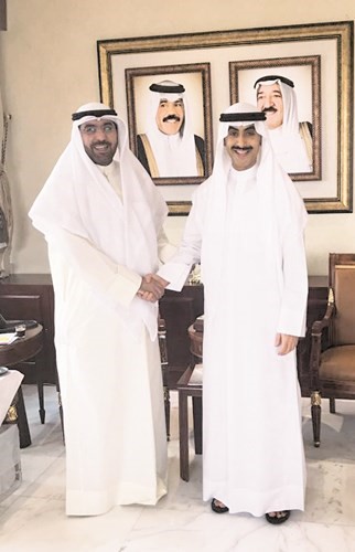 لقطة مع سفير الكويت بالسعودية الشيخ ثامر الجابر ﻿