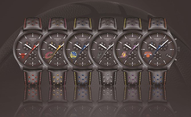 مجموعة Tissot Chrono XL الخاصة بفريق NBA