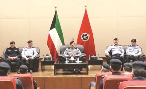 الفريق خالد المكراد خلال اللقاء ﻿