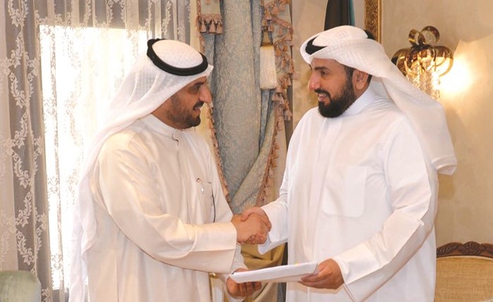 د.باسل الصباح مستقبلا عبدالله الشمري﻿