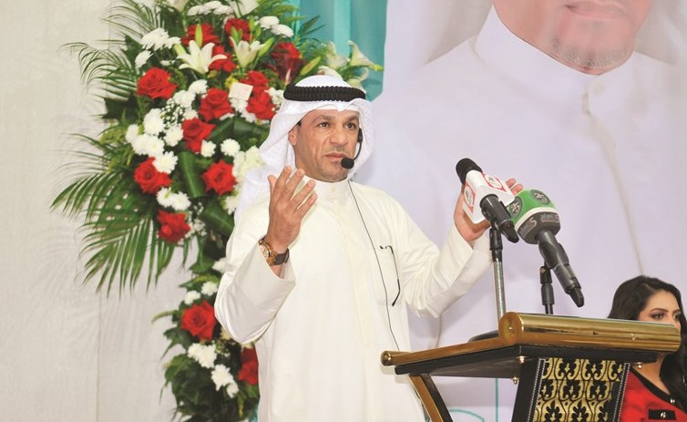 عبدالله شمساه متحدثا ﻿